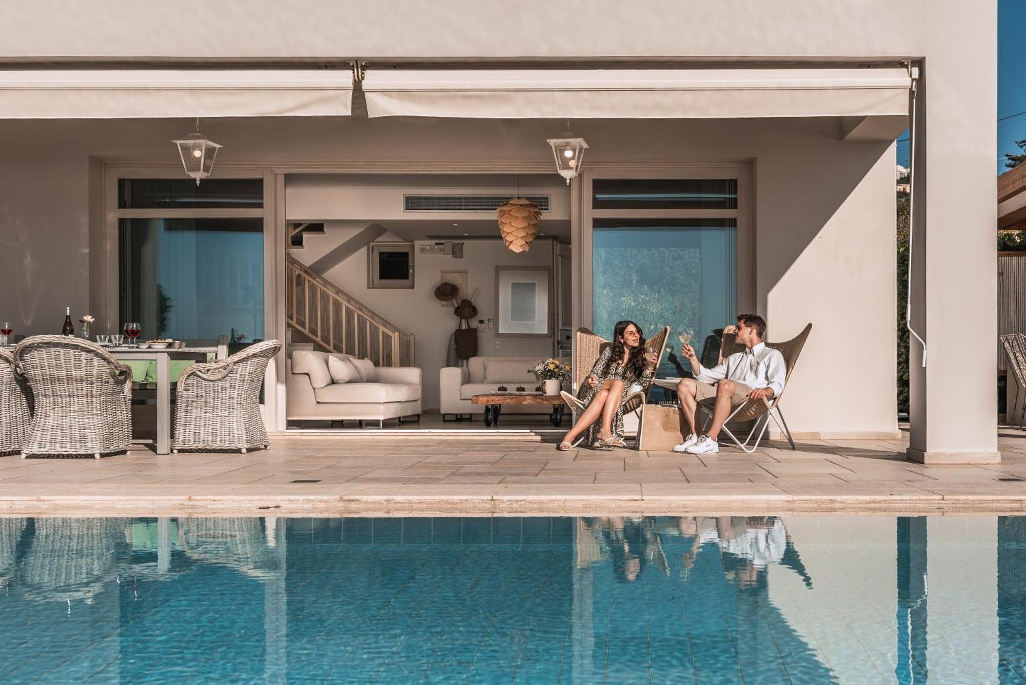 Sk Place Luxury Seafront Villas Chania Алмірида Екстер'єр фото